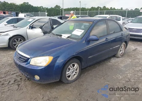 2004 Kia Spectra Ex/Lx z USA, uszkodzony, nr VIN KNAFE121X45030734